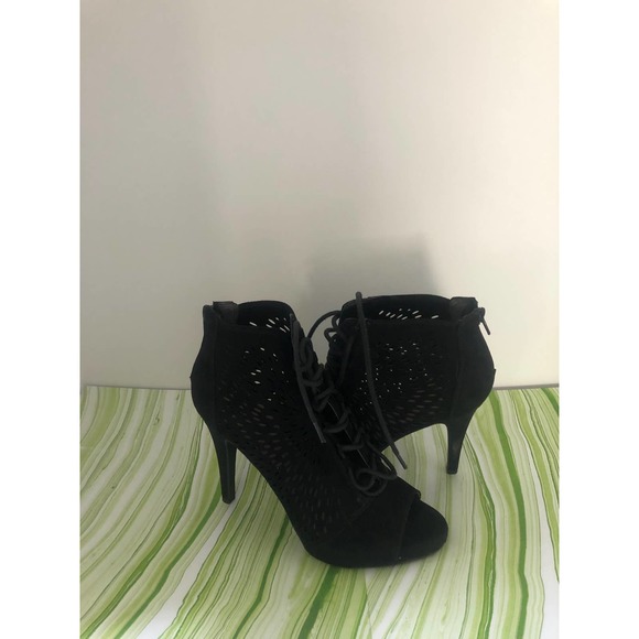 FARGALIEIPDS WOMENS CAGED SHOES BLK SIZE 8 - Picture 3 of 5